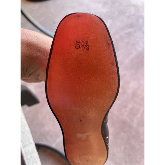 Incredible Child’s Black Leather Victorian Edwardian Button High Shoes Boots 5.5 - Picture 5 of 15